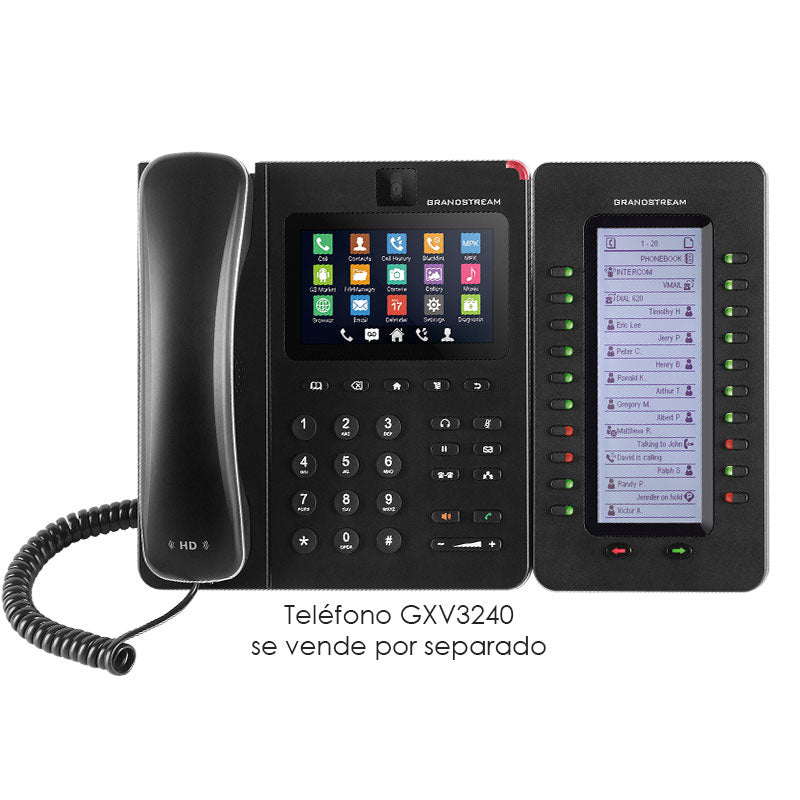 Grandstream GXP2200-EXT, Botonera 20 teclas para GXP2140, GXP2170 y GXV3240