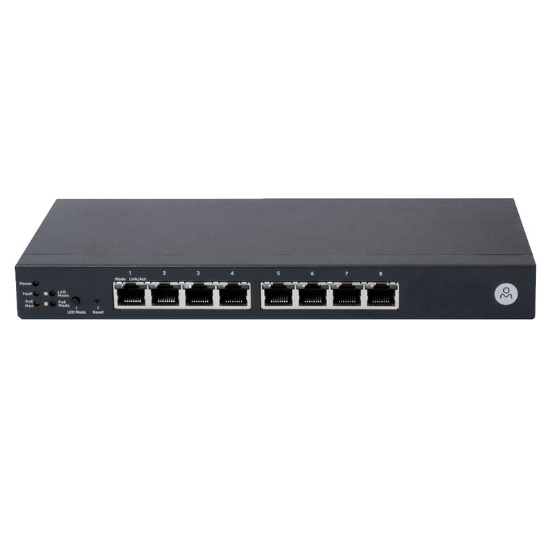 OMS8-L, Switch PoE+ S8, 8 puertos GigE PoE+, 55W