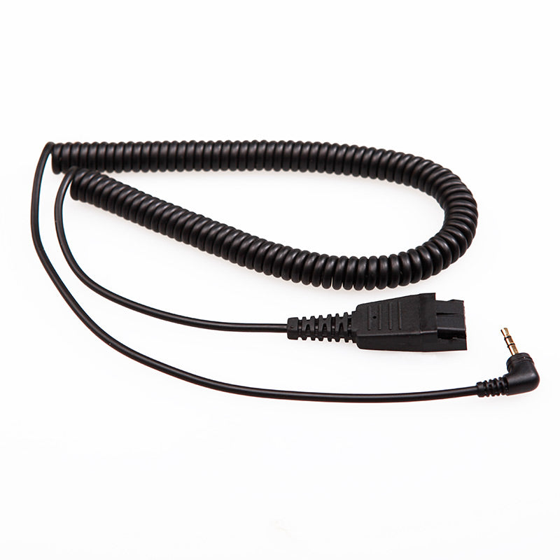 QD-2.5mm, Cable adaptador QD a 2.5mm para Panasonic, Grandstream, Yealink