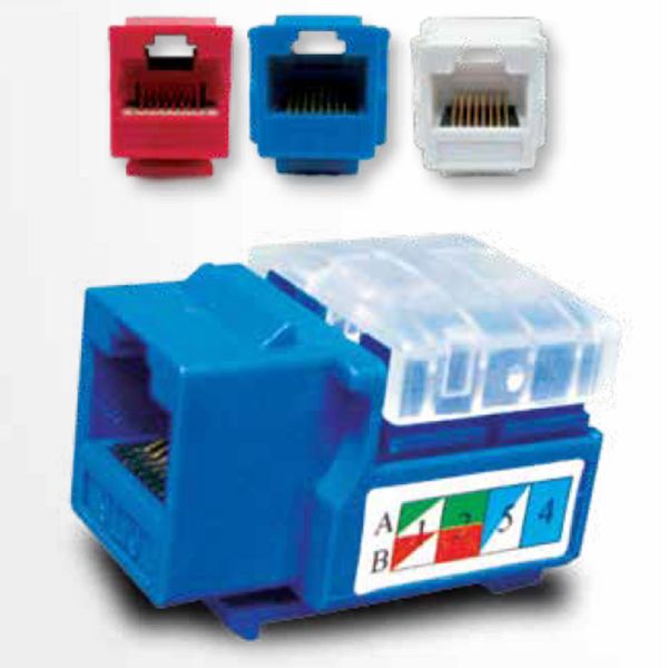 SBE-JACKC6-BL, Jack Categoría 6 color Azul