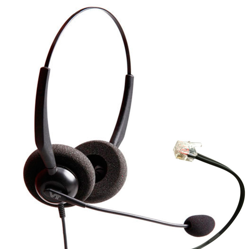 VT1000-OmniRJ9-D-02, Diadema binaural, Conector RJ9