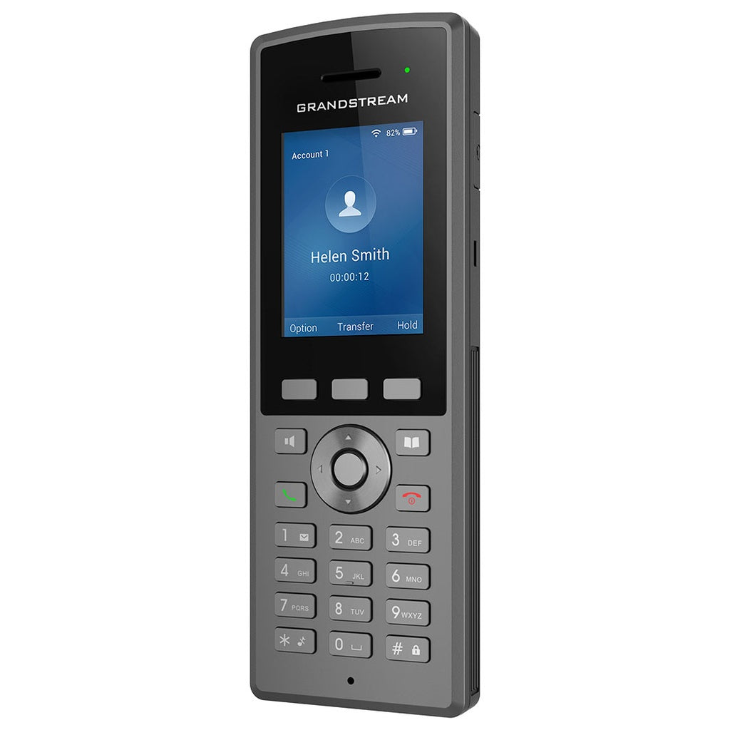 WP825, Teléfono IP HD WiFi dualband, uso rudo, USB, 3.5mm y Bluetooth, IP67