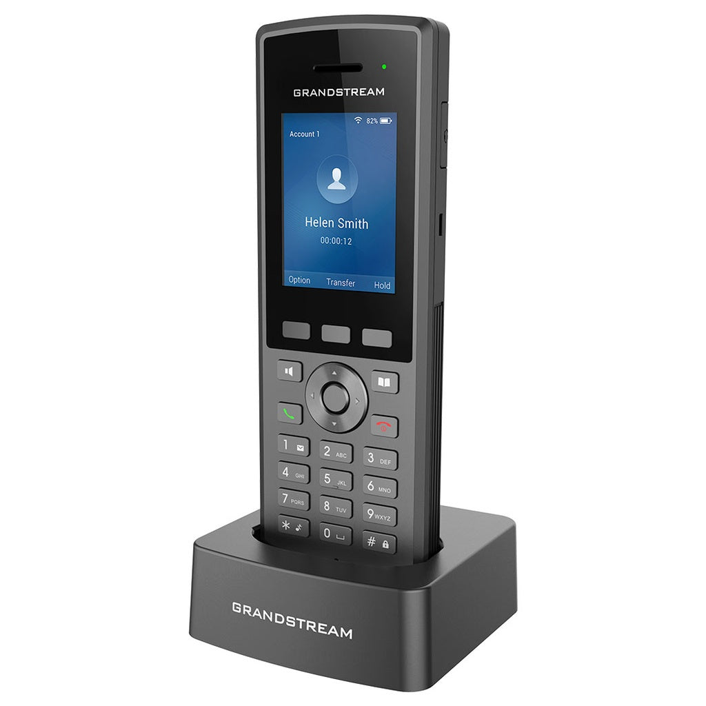 WP825, Teléfono IP HD WiFi dualband, uso rudo, USB, 3.5mm y Bluetooth, IP67