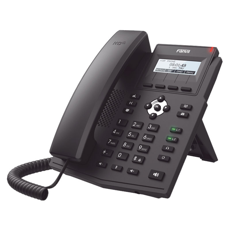 X1SP, Teléfono IP, 2 lineas SIP, LCD, Opus, PoE.