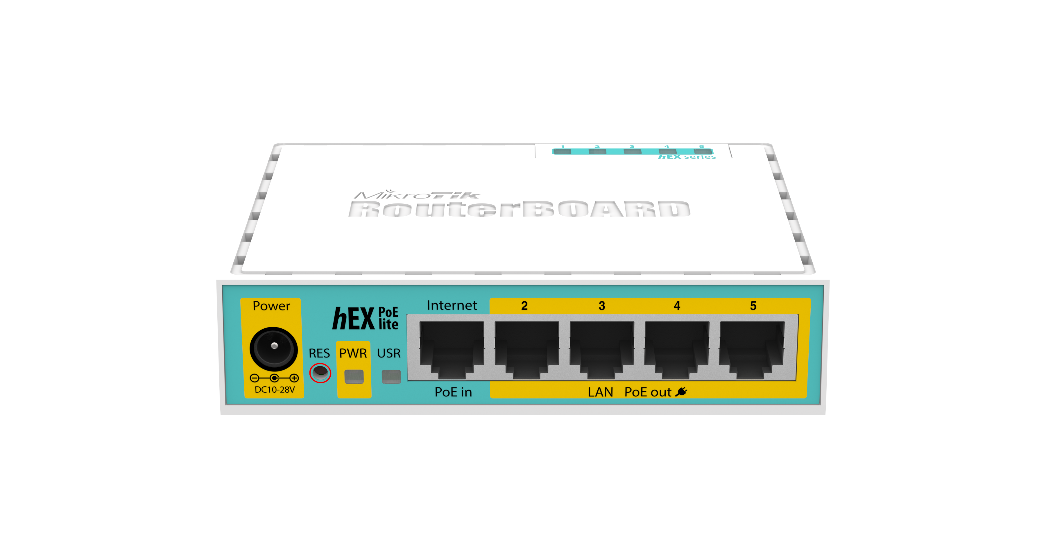 RB750UPr2, RB 5 Eth 32MB RAM 400Mhz CPU PoE 2-5 Eth USB