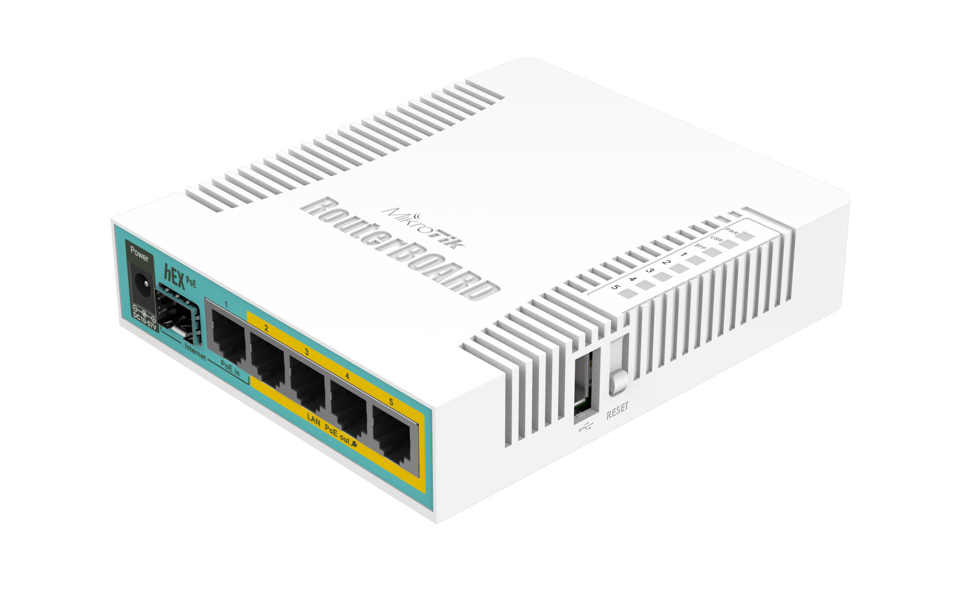 RB960PGS Mikrotik hEX PoE, Router Board 128MB RAM 5 Eth Gb SFP PoE