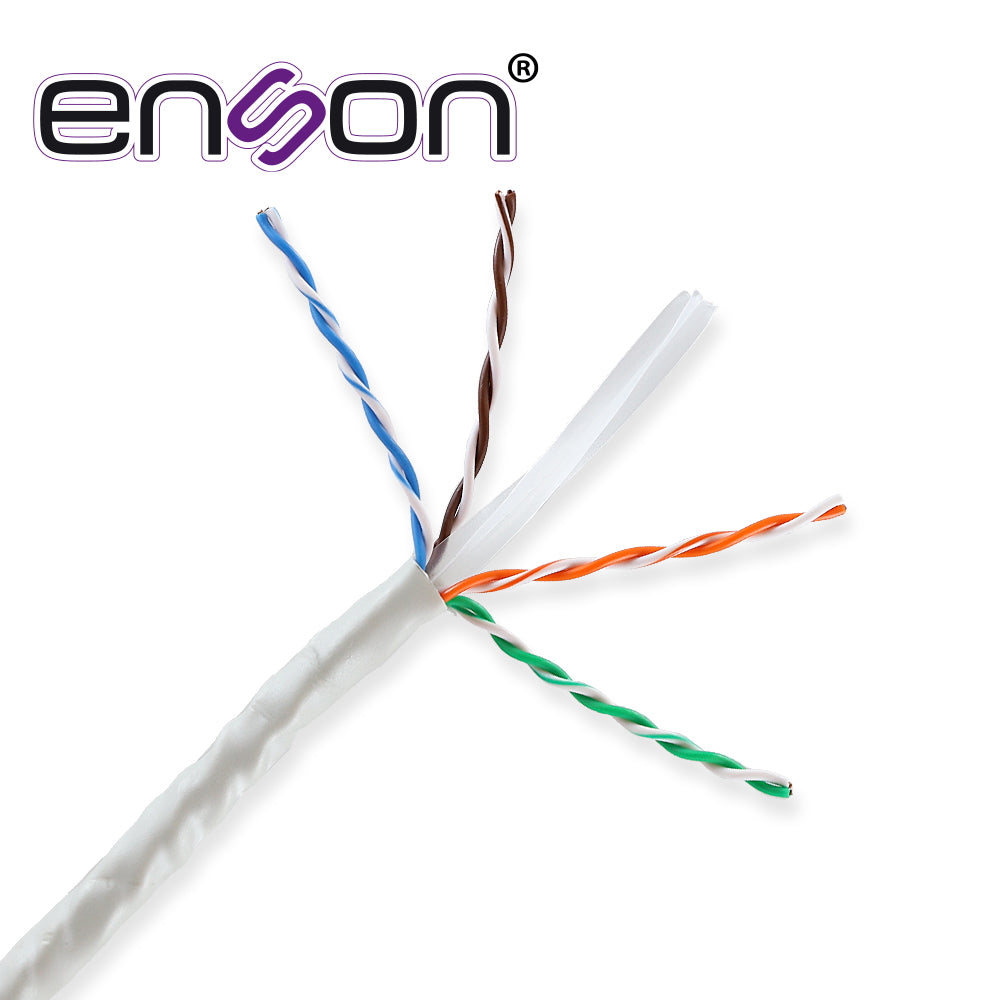 12263G100, Cable UTP Cat6 23AWG Cobre, 100Mts, Color Gris, Uso Interior