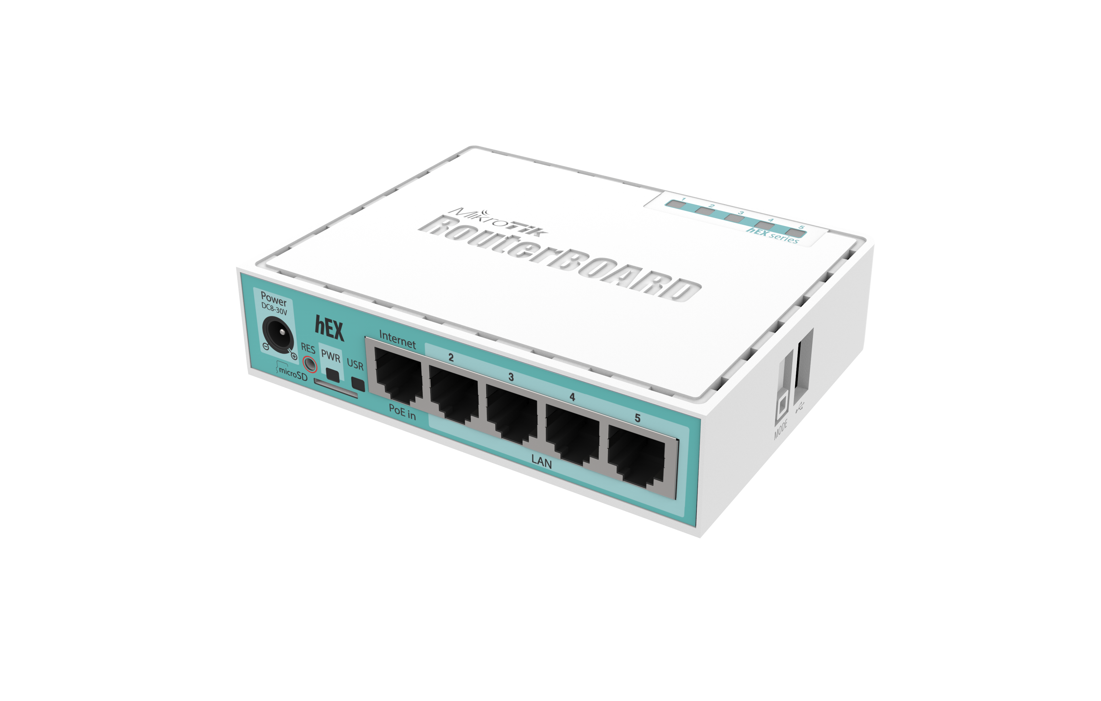 Router Mikrotik RB750Gr3, 5 Puertos EthGb 256MB RAM 880Mhz Licencia Nivel 4