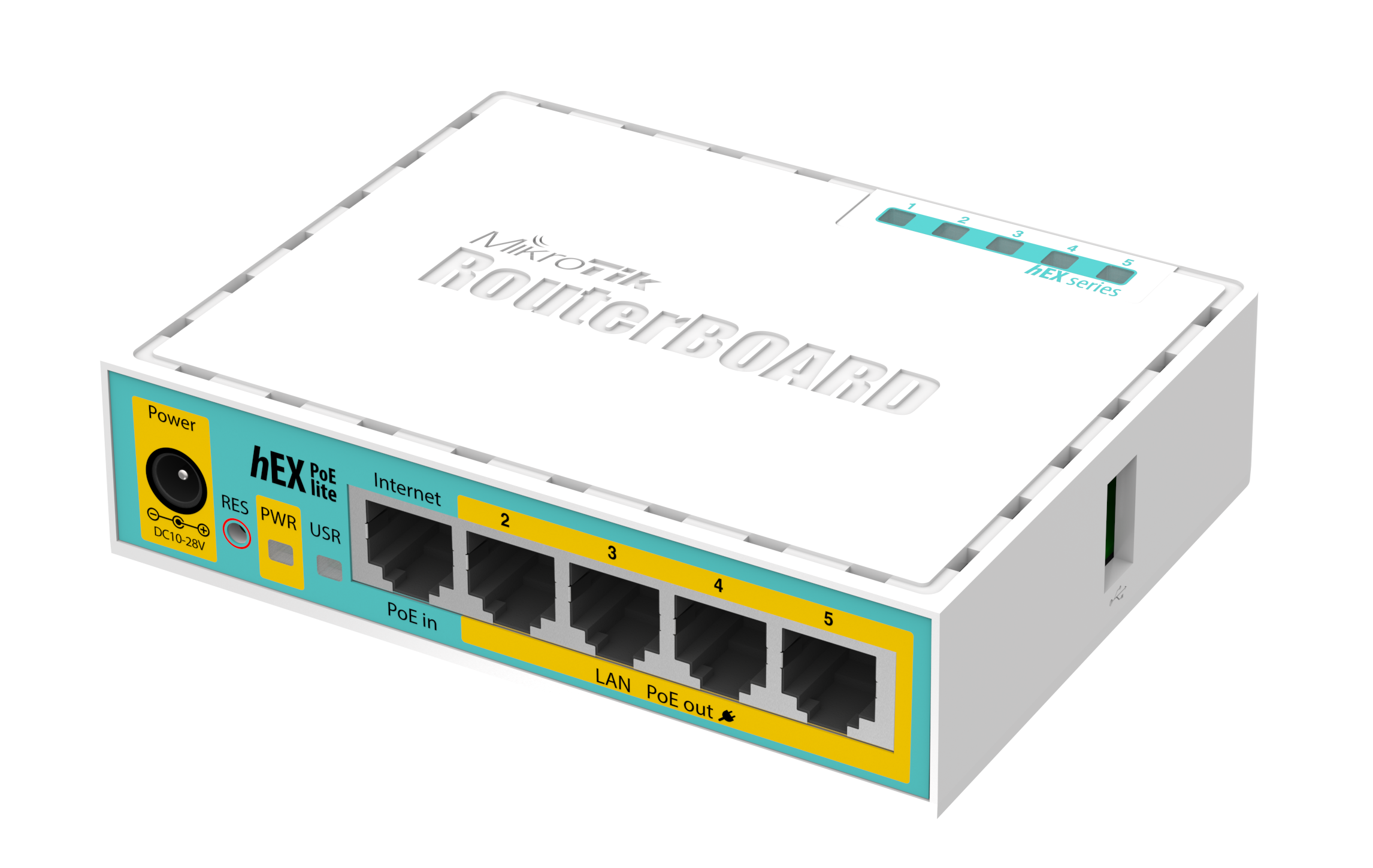 RB750UPr2, RB 5 Eth 32MB RAM 400Mhz CPU PoE 2-5 Eth USB
