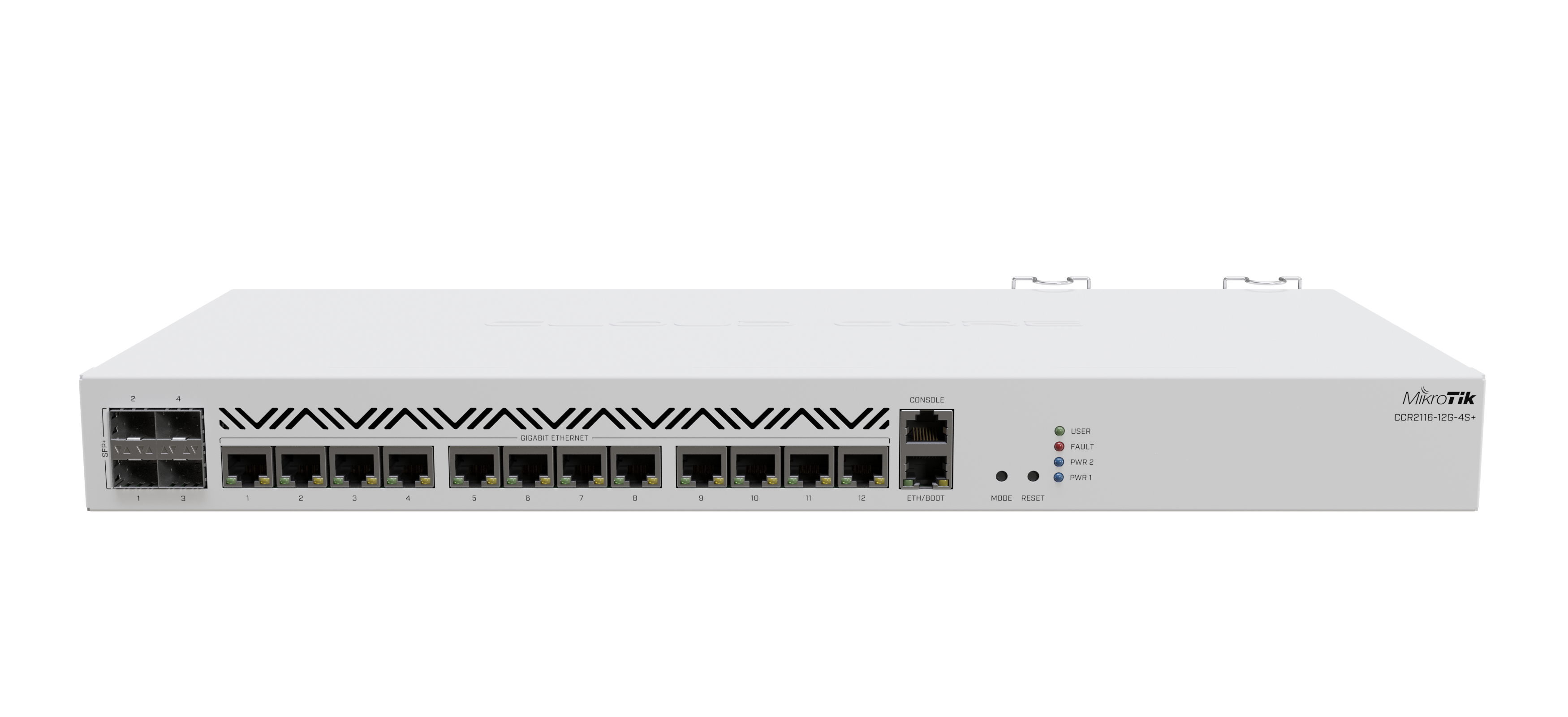 Router Mikrotik CCR2116-12G-4S+, Cloud Core, 16 Núcleos, 16GB RAM 13 Puertos GB, 4 SFP+
