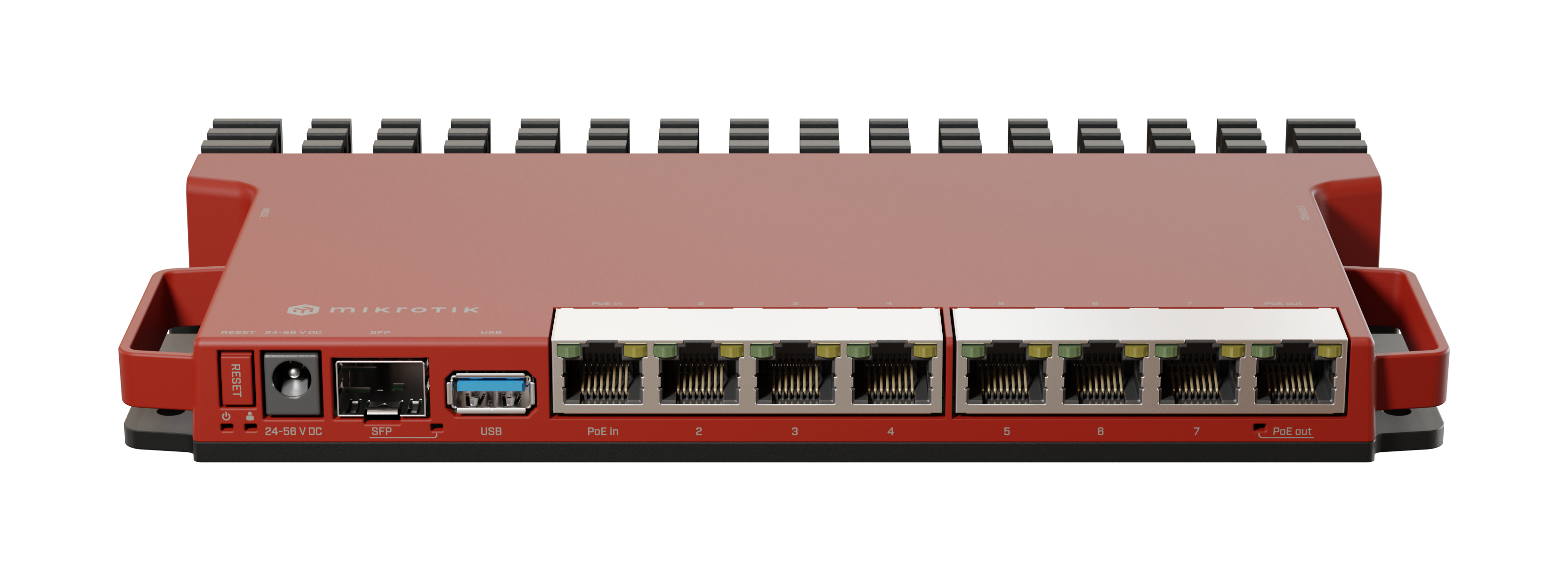 MikroTik L009UiGS-RM: Router de Alto Rendimiento con CPU de 800MHz, 512MB de RAM, 8 Puertos Gigabit Ethernet y 1 Puerto SFP