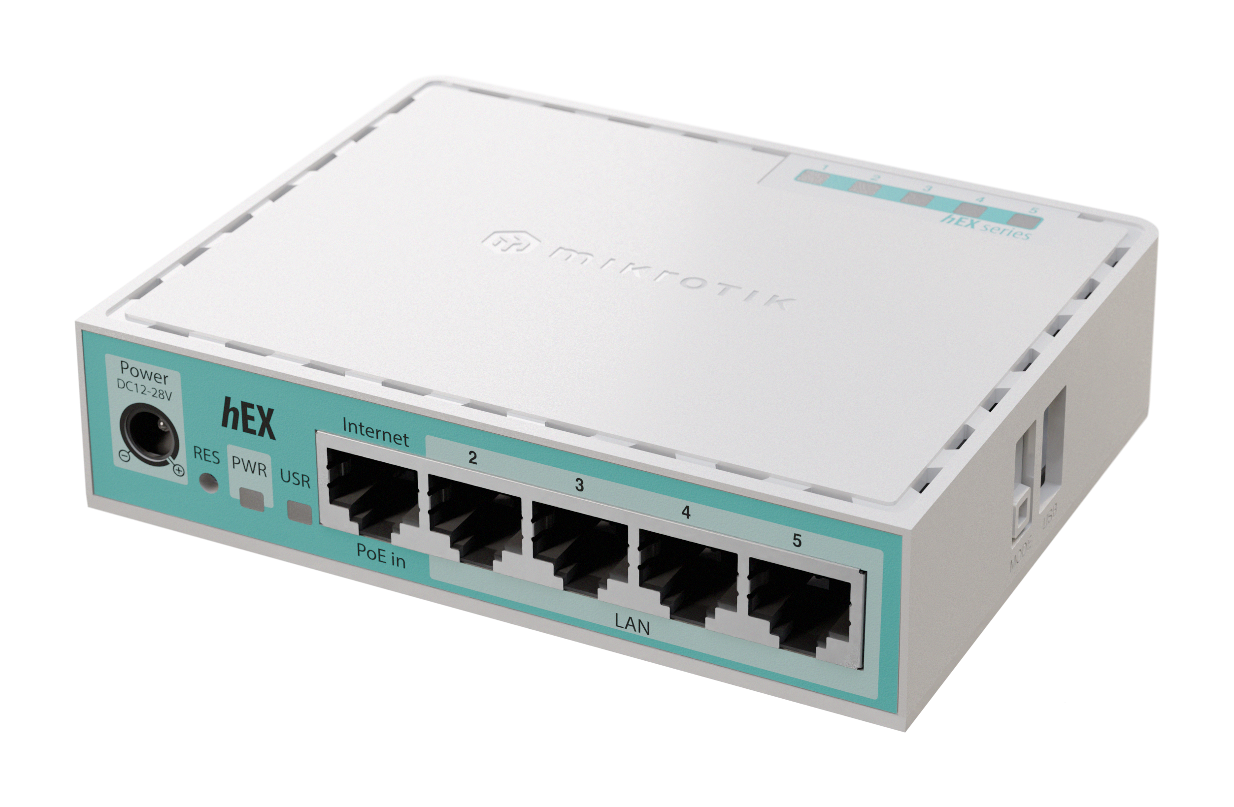 E50UG Ruteador Mikrotik Hex Refresh, Ethgb, Usb, Ln4