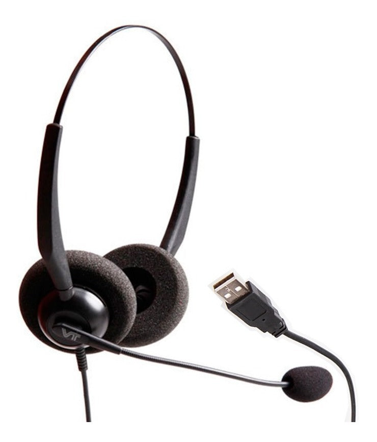 VT1000-Omni-USB-D, Diadema Binaural, Conector USB
