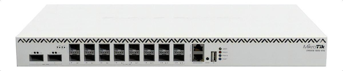 CRS518-16XS-2XQ-RM, Switch CPU 650MHz, 64MB RAM, 1 Eth 10/100, 16 SFP28 25G, 2 QSFP28 100G, RouterOS