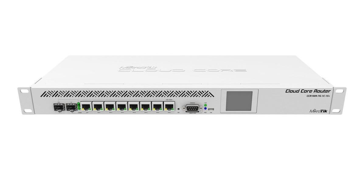Ruteador Mikrotik CCR1009-7G-1C-1S+ Con 9 Núcleos Y 2gb De R