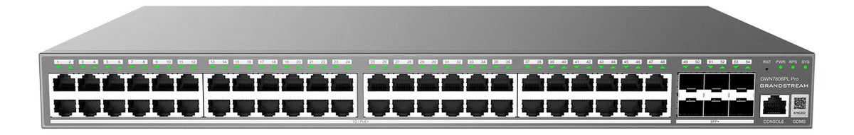 GWN7806PL-Pro, Switch PoE Administrable Giga Ethernet SFP+