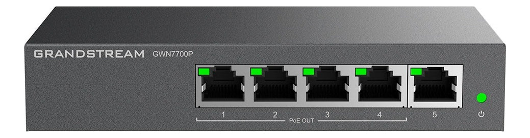 GWN7700P Switch PoE No Administrable Grandstream 5 Puertos