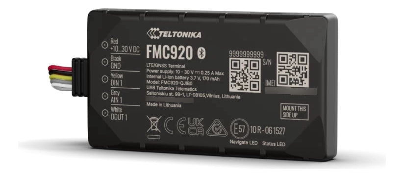 Rastreador Vehicular Teltonika Fmc920 Gps 4g Lte Bluetooth