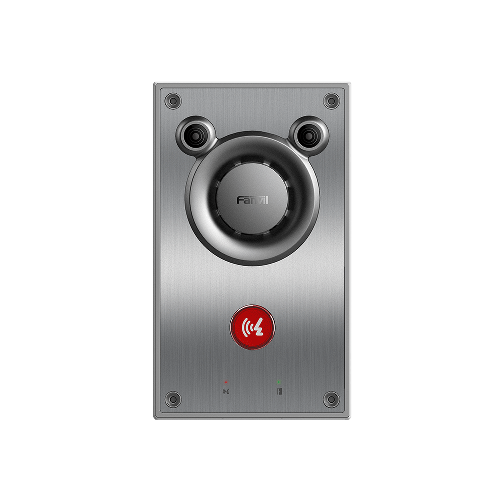 Intercomunicador IP de Emergencia / Altavoz 10W / 2 Líneas SIP / IP66 e IK10 Anti-vandálico / PoE 802.3af / Doble Micrófono con Reducción de Ruido / -40°C a 70°C