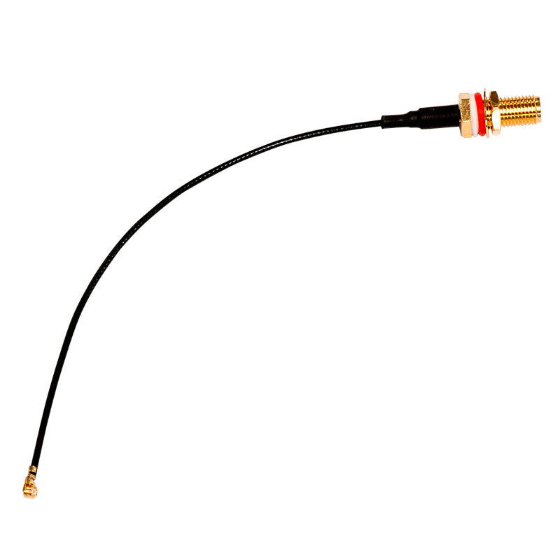 Mikrotik, ACSMAUFL, Pigtail hembra U.fl a SMApara conectar tarjeta LTE a una antena externa