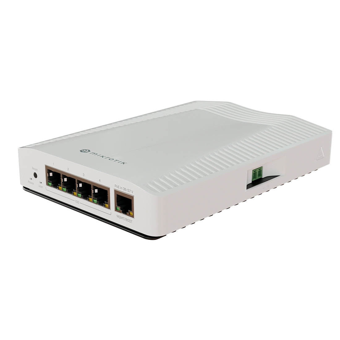 Mikrotik, CRS304-4XG-IN, Switch 10G, CPU 1,200Mhz, RAM 512 MB, 4x10GigaEth, 1xGigaEth, RouterOS L5 v7