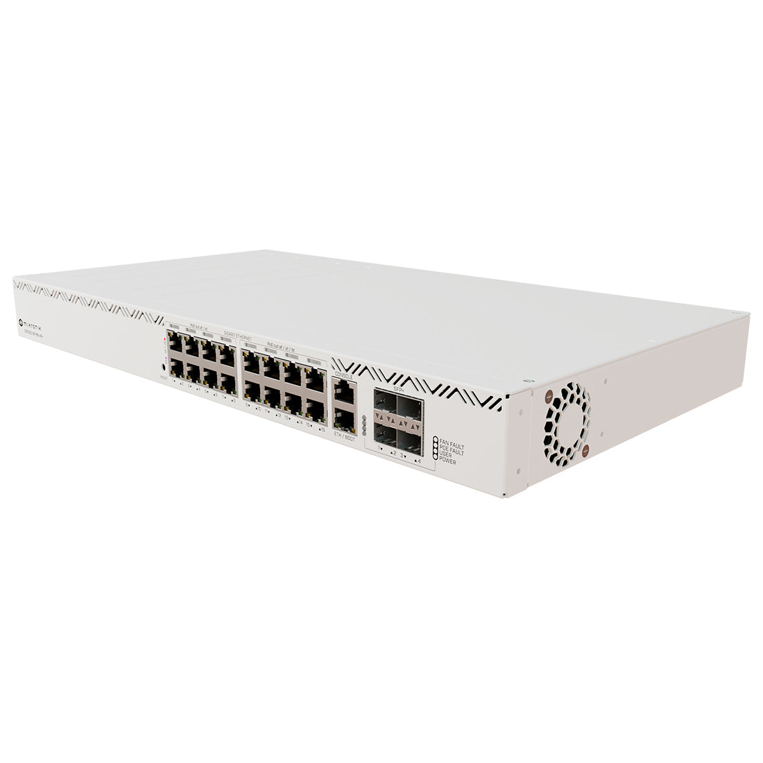 Mikrotik, CRS320-8P-8B-4S+RM, Switch PoE CPU 800Mhz, RAM 256 MB, 17xGigaEth, 8xPoE, 8xPoE++, 4 SPF+ 10GEth, RouterOS L5 v7