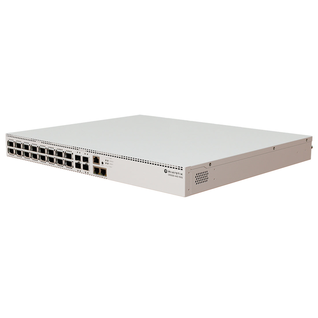 Mikrotik, CRS520-4XS-16XQ-RM, Switch CPU 4CORE 2Ghz, RAM 4GB, 16x100 Gigabit QSFP28, 4x25 Gigabit SFP28, RouterOS L5