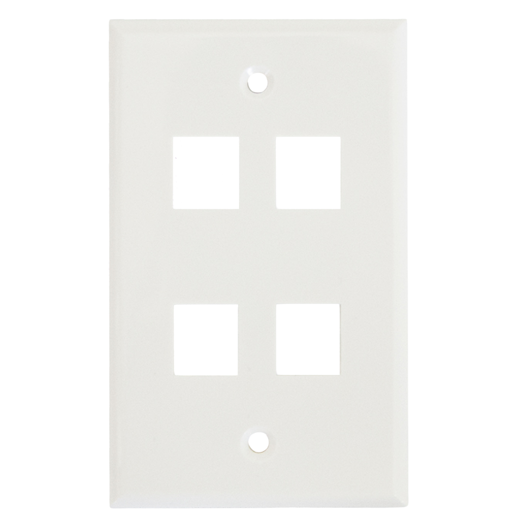 ENS-FP64, Placa 2 puertos Keyconnect, color blanco