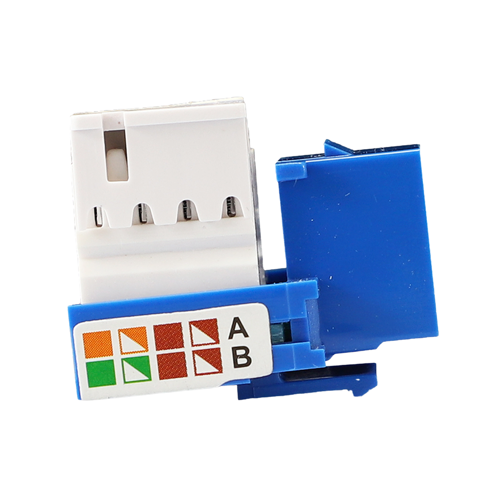 ENS-JC5BL, Jack RJ45 CAT5E 90 grados azul
