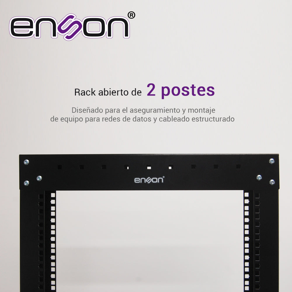 ENS-RACK244, Rack abierto 42UR dos postes