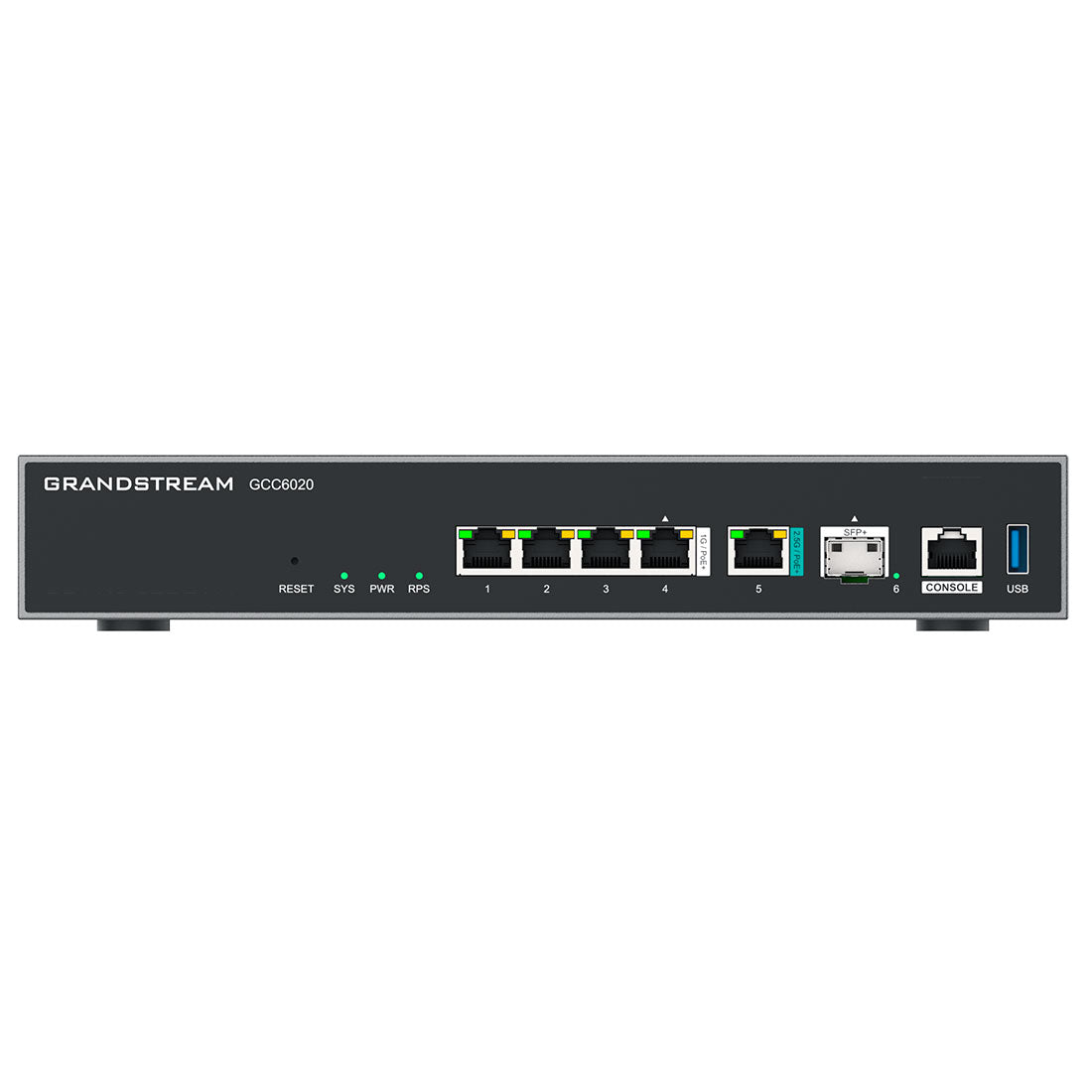 Grandstream GCC6020 - Solución 4-en-1: Conmutador IP, Firewall NGFW, Router VPN 10G y Switch PoE
