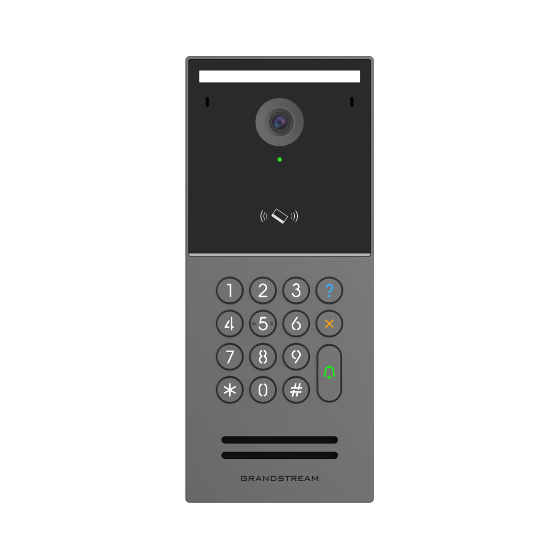 Grandstream, GDS3725, Video Portero SIP/VoIP 4MP, 15 teclas numéricas, Onvif, RFDI, Metálico, IP66, IK10, WDR 120dB, IR 5m, IA ISP, 2 relays, PoE/af ó 9-36Vcc