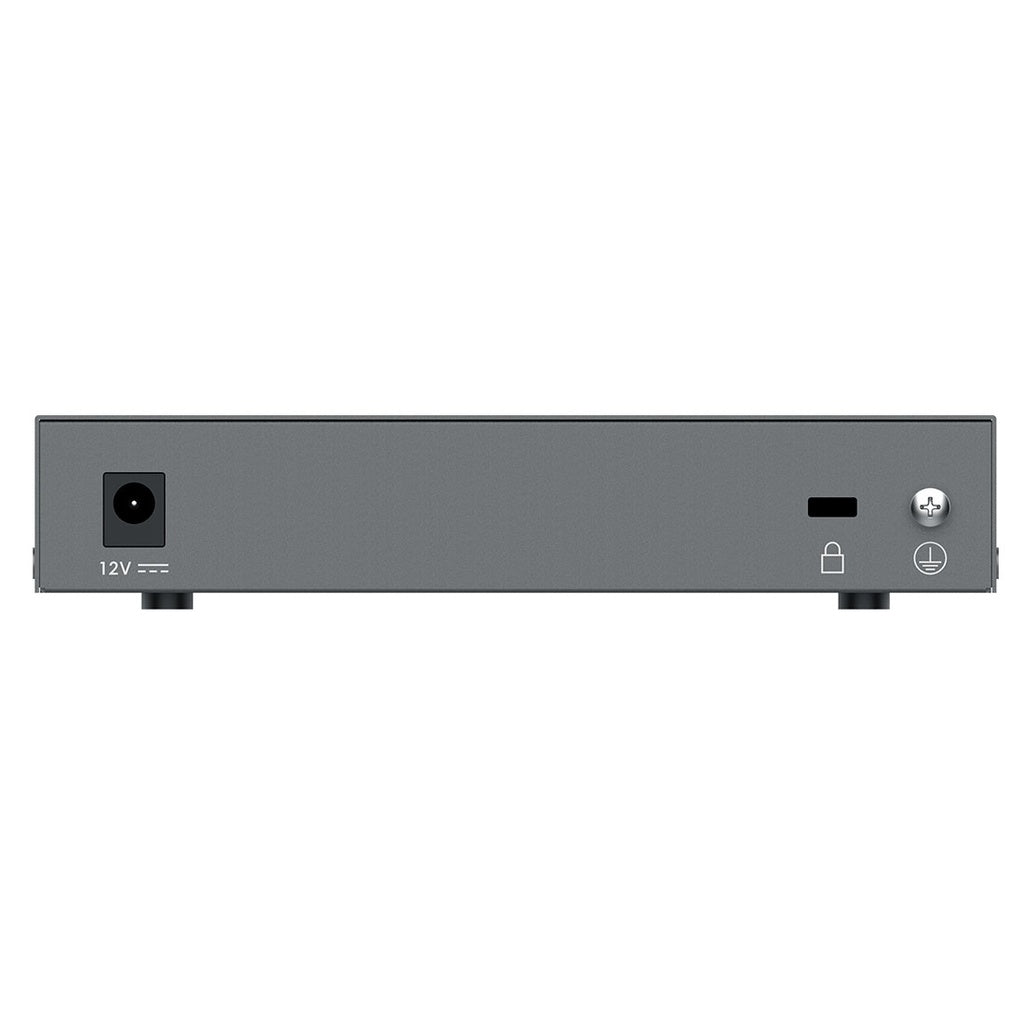 Grandstream, GWN7700MP, Switch No Administrable, 5 x 2.5GEth, 4 x PoE af/at hasta 30w, 1× SFP+, fuente 60w