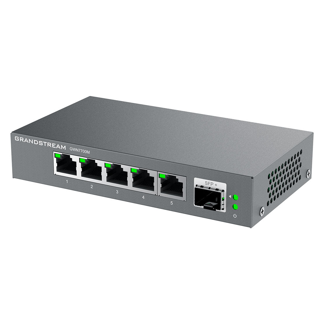 Switch Grandstream GWN7700M - 5 Puertos Multi-Gigabit 2.5Gbps (Metálico)