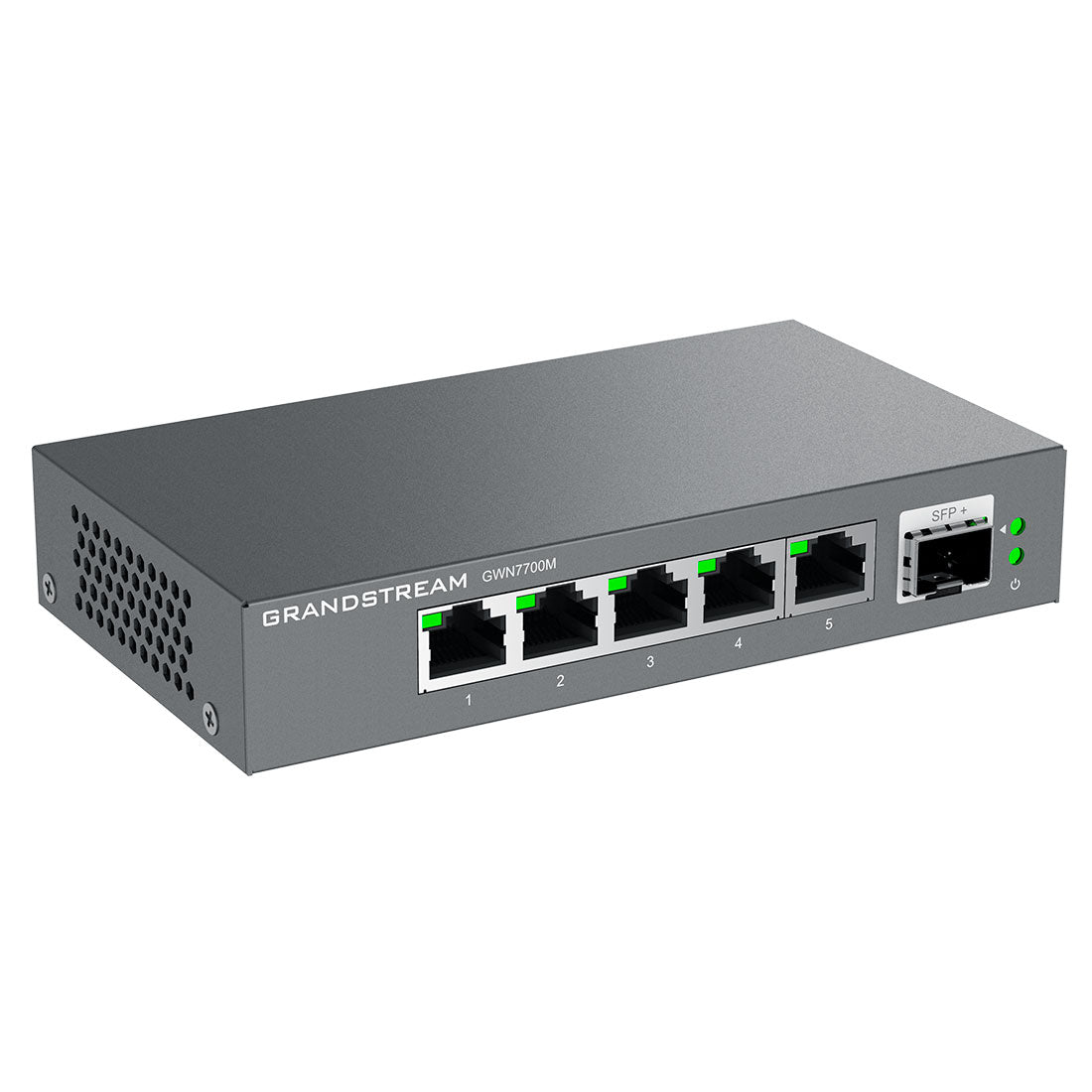 Switch Grandstream GWN7700M - 5 Puertos Multi-Gigabit 2.5Gbps (Metálico)