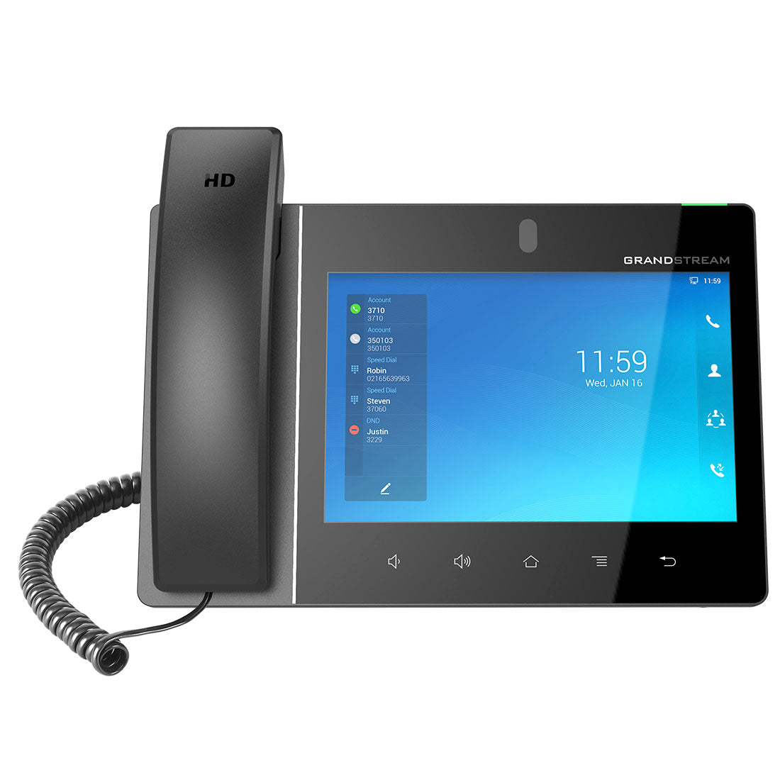 Grandstream, GXV3480, Video-Teléfono IP ANDROID 11, Pantalla táctil 8", WiFi-6, Buetooth