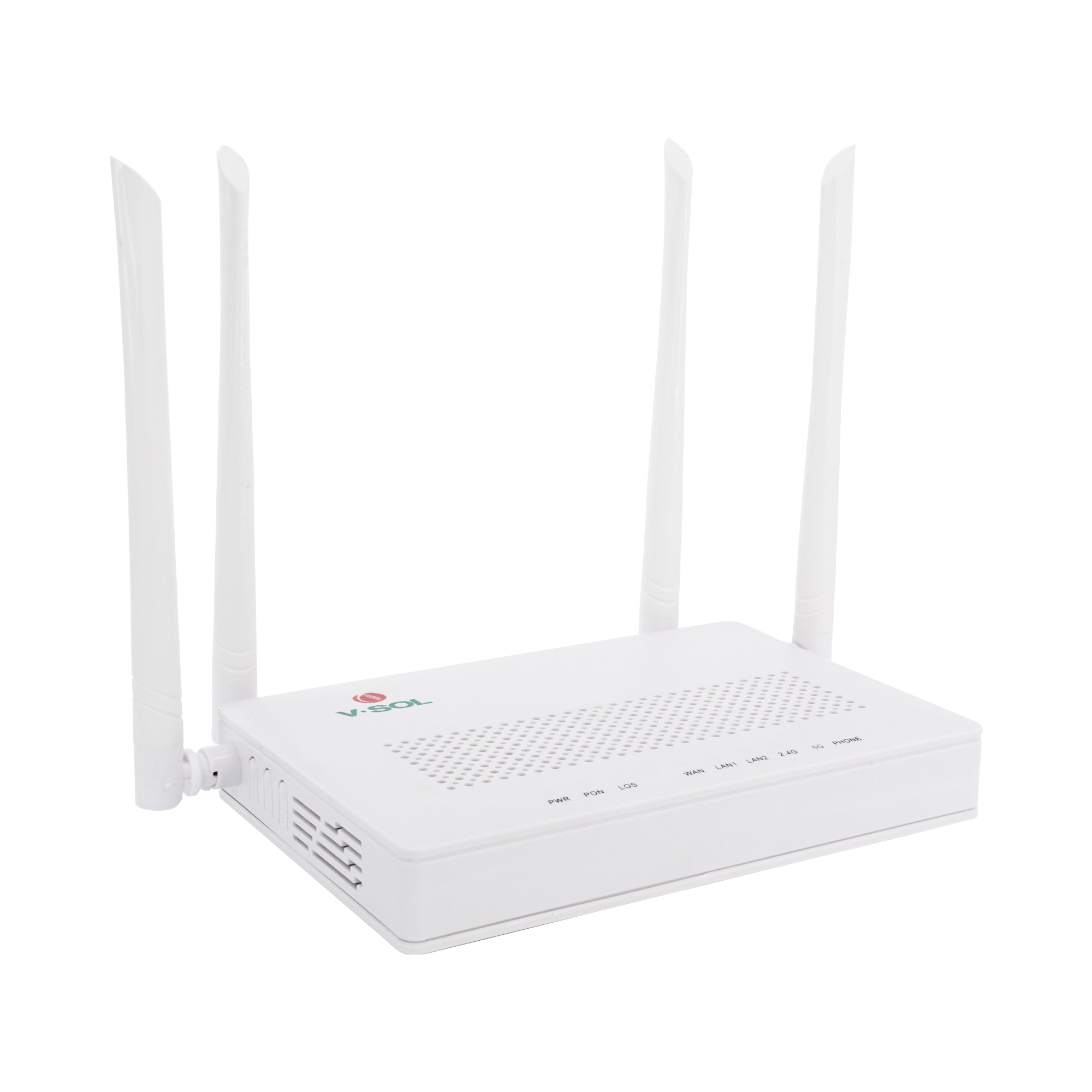 ONU Dual G/EPON con Wi-Fi AC de doble banda, 1 puerto SC/UPC + 2 puertos LAN Gigabit + 1 puerto FXS