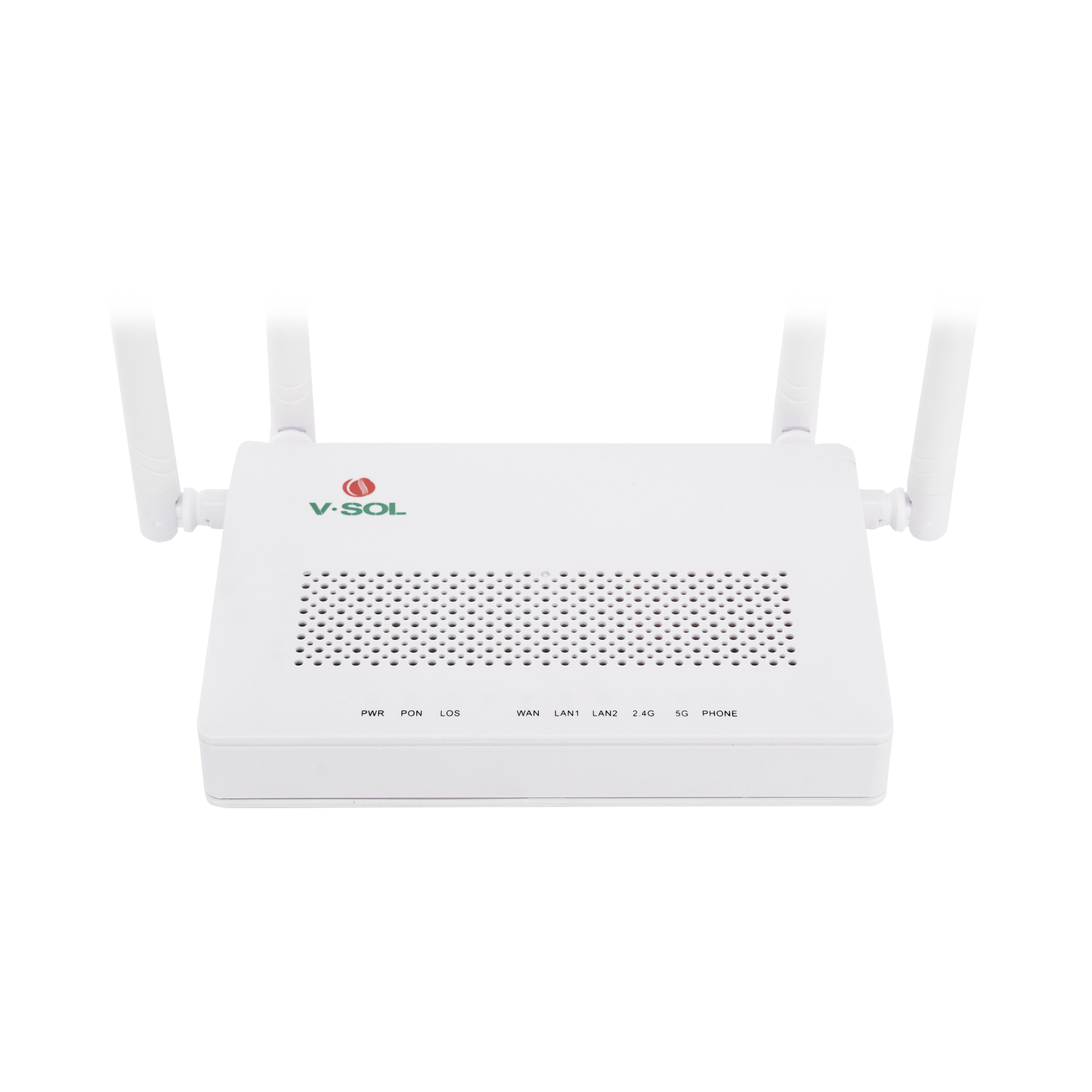 ONU Dual G/EPON con Wi-Fi AC de doble banda, 1 puerto SC/UPC + 2 puertos LAN Gigabit + 1 puerto FXS