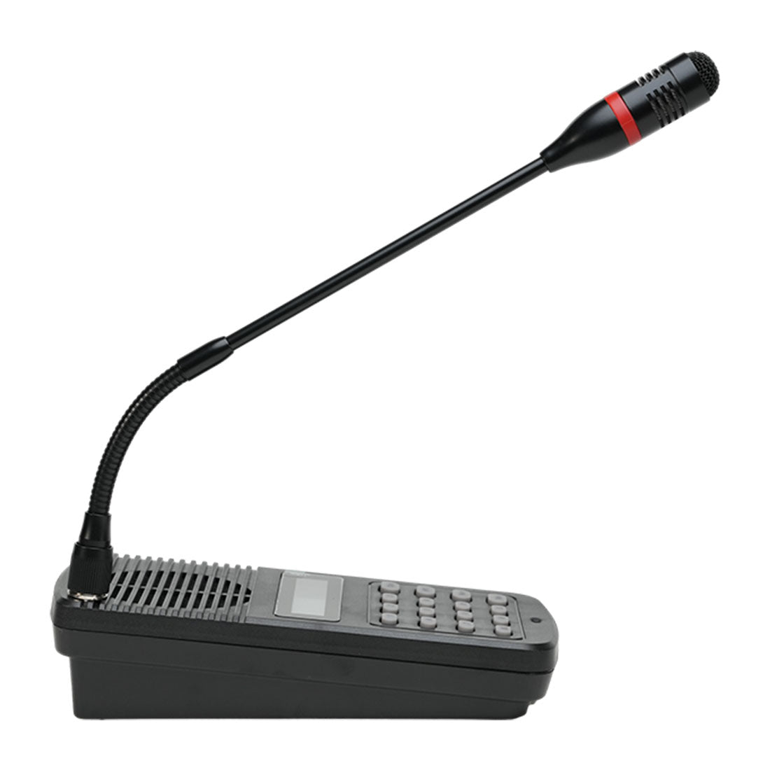 Spon, NAS-8526, Micrófono IP-SIP para voceo, teclado, micrófono y bocina, Alarma I/O, Audio I/O