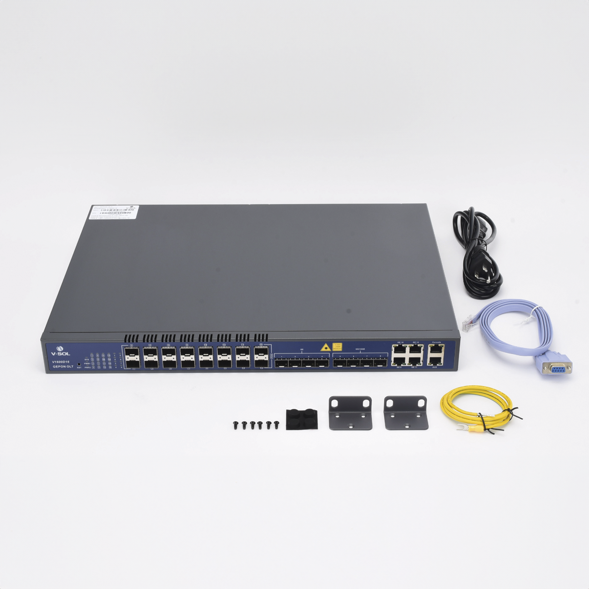 OLT de 16 puertos EPON con 12 puertos Uplink (4 puertos Gigabit Ethernet + 4 puertos SFP + 4 puertos SFP+) , hasta 1,024 ONUS