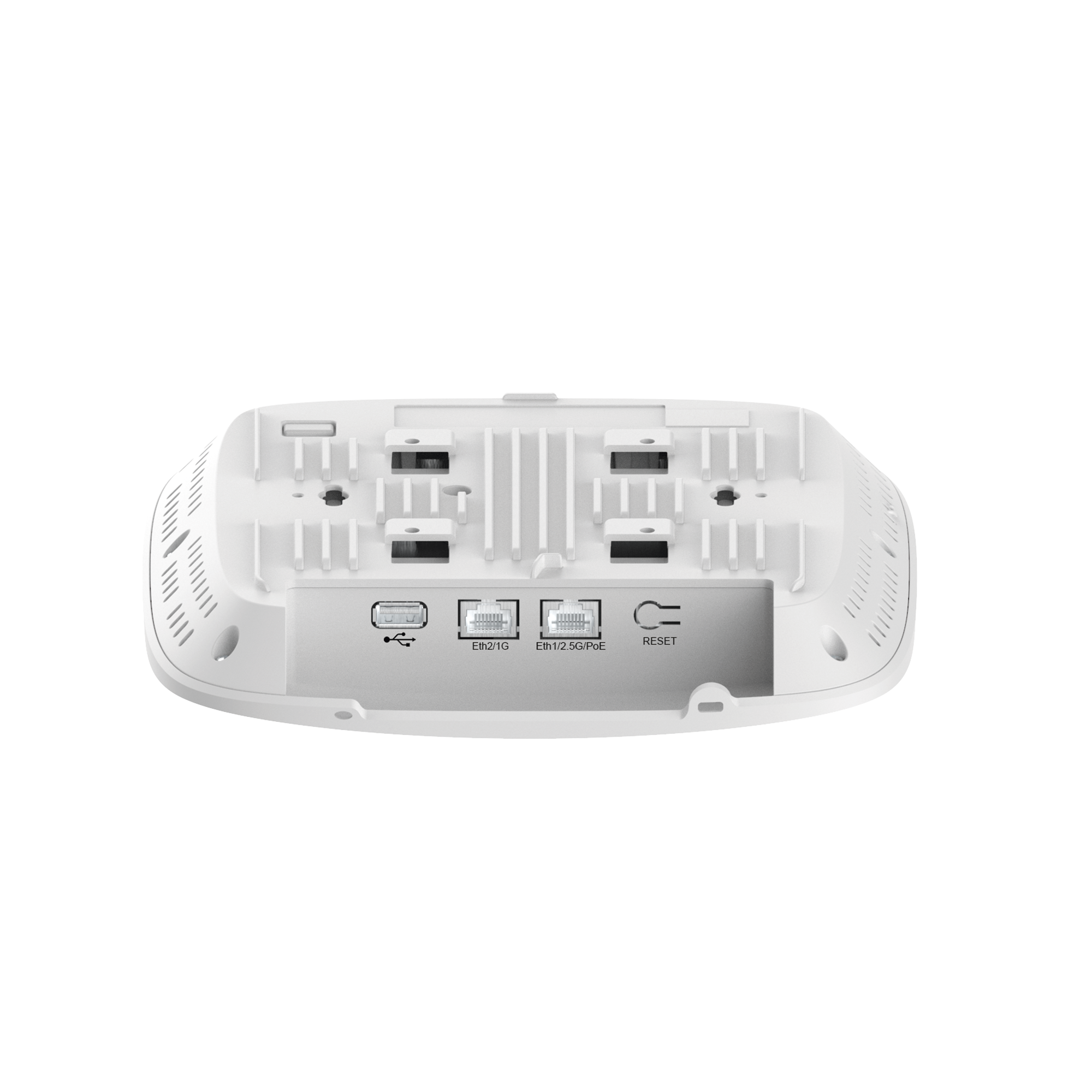 Punto de Acceso Empresarial Wi-Fi 6/6E XE3-4 / 3 Radios (2.4, 5 y 6 GHz) Definidos por Software (SDR) / Hasta 1,500 Clientes / Gestión desde la Nube cnMaestro / Seguridad WPA3 / Montaje en Techo o Plafón / Alimentación PoE