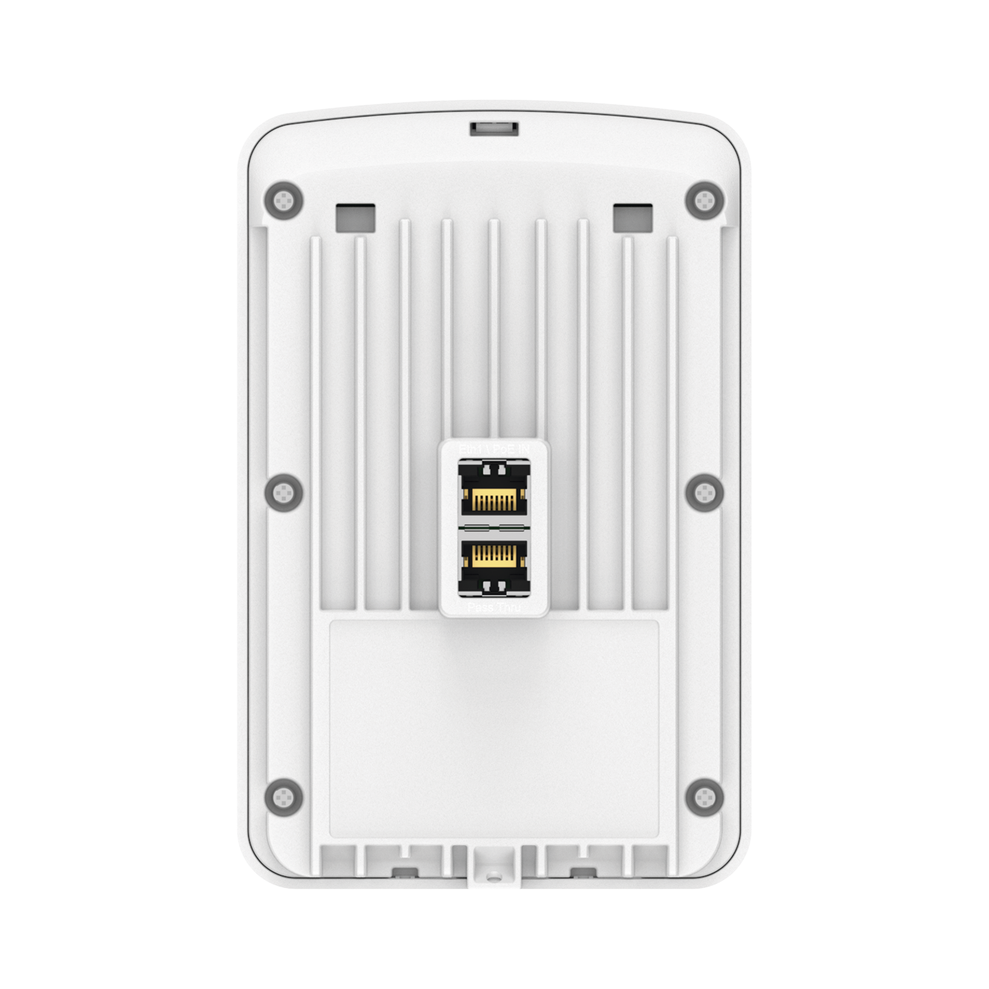 Punto de Acceso Empresarial Wi-Fi 6 / Con diseño para Pared /  3 Puertos Gigabit (1 con Salida PoE) / Doble banda en ( 2.4 y 5 GHz) / Hasta 2.5 Gbps / Gestión desde la Nube / Alimentación PoE af