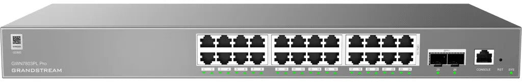 GWN7803PL-Pro, Switch Poe Administrable Grandstream 24 X Gig