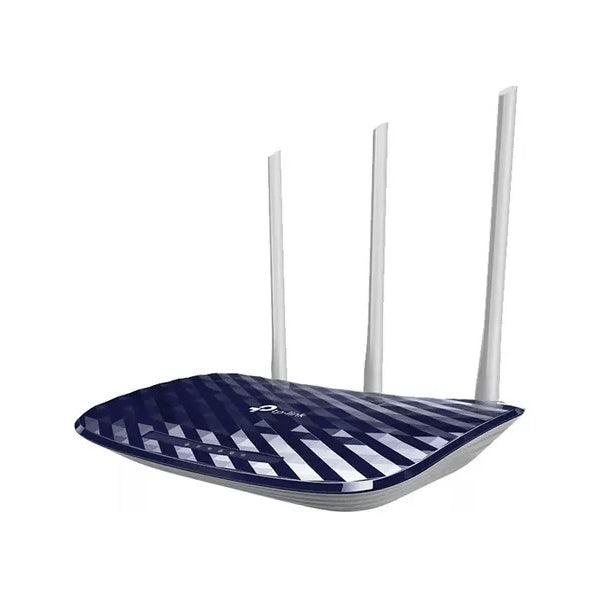 ARCHERC20, Router Inalámbrico doble banda AC, 2.4 GHz y 5 GHz Hasta 733 Mbps, 3 antenas externas omnidireccional, 4 Puertos LAN 10/100 Mbps, 1 Puerto WAN 10/100 Mbps