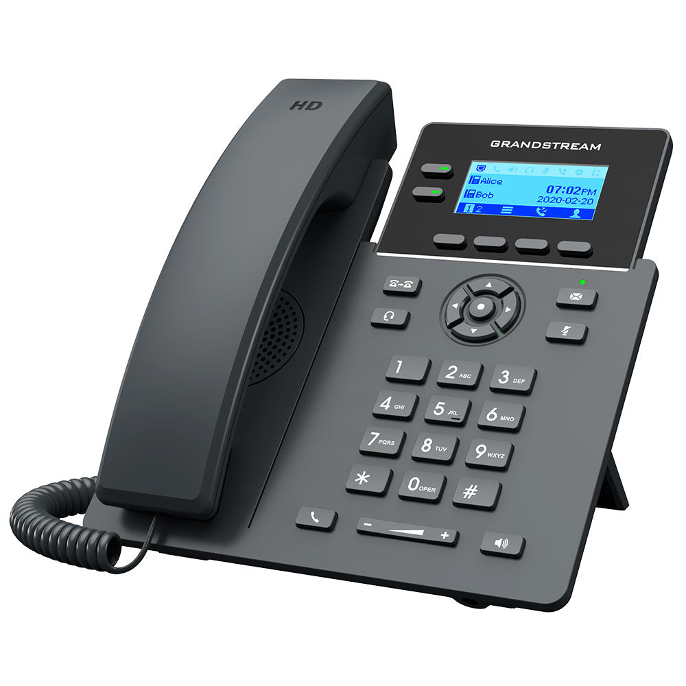 Grandstream GRP2602P, Teléfono IP, 4 cuentas SIP, 2 líneas, PoE