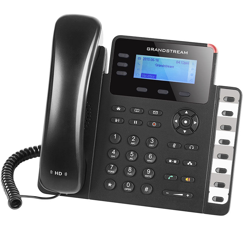 Grandstream GXP1630, Teléfono IP HD, 3 SIP/Líneas, PoE, 8 Teclas BLF, GigaEth