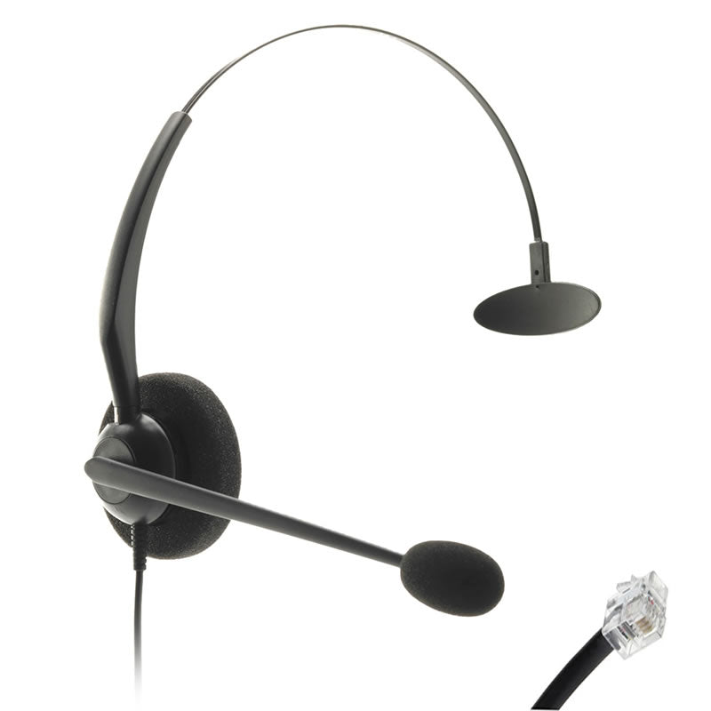 JAC-PLUS-RJ09-M, Diadema monaural conector RJ09