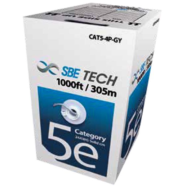 SBE-UTPC5ECU-BL, Cable UTP Cat5e, Azul, 305m