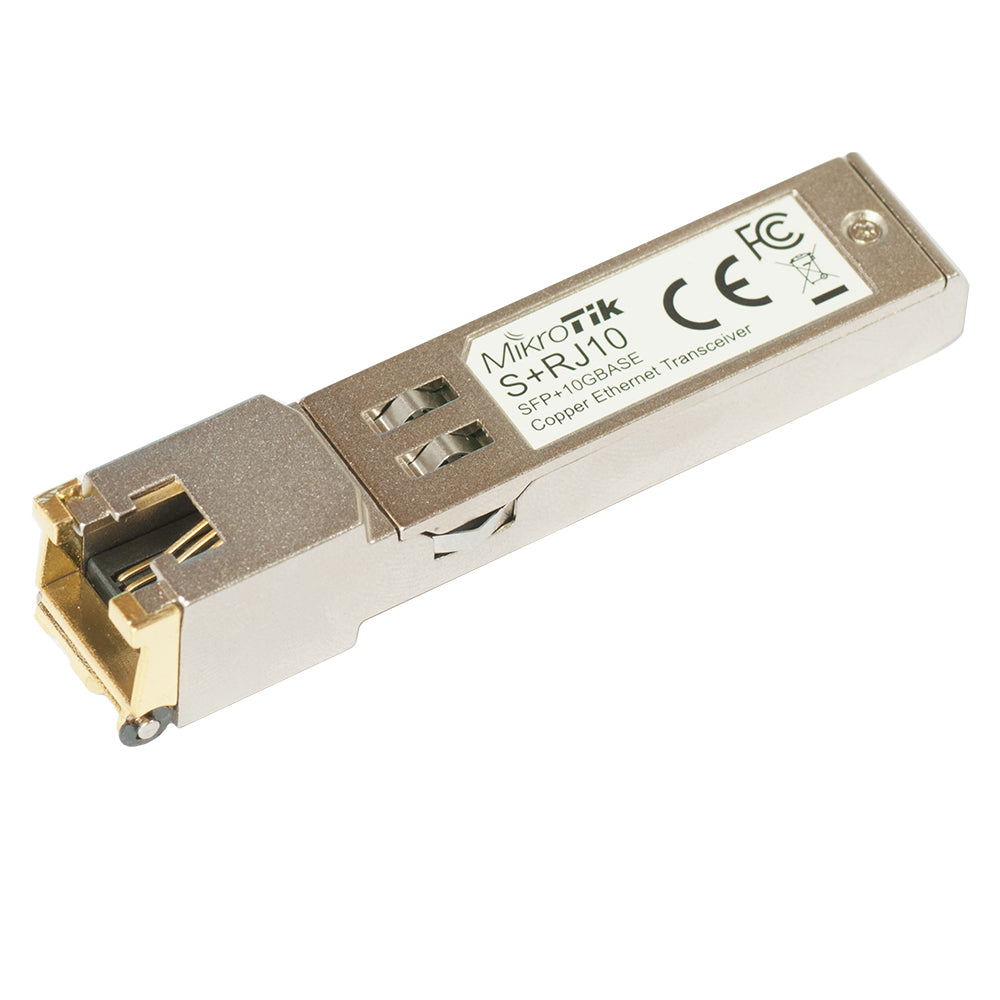 S+RJ10, Módulo de cobre RJ45 hasta 10Gb para puertos SFP