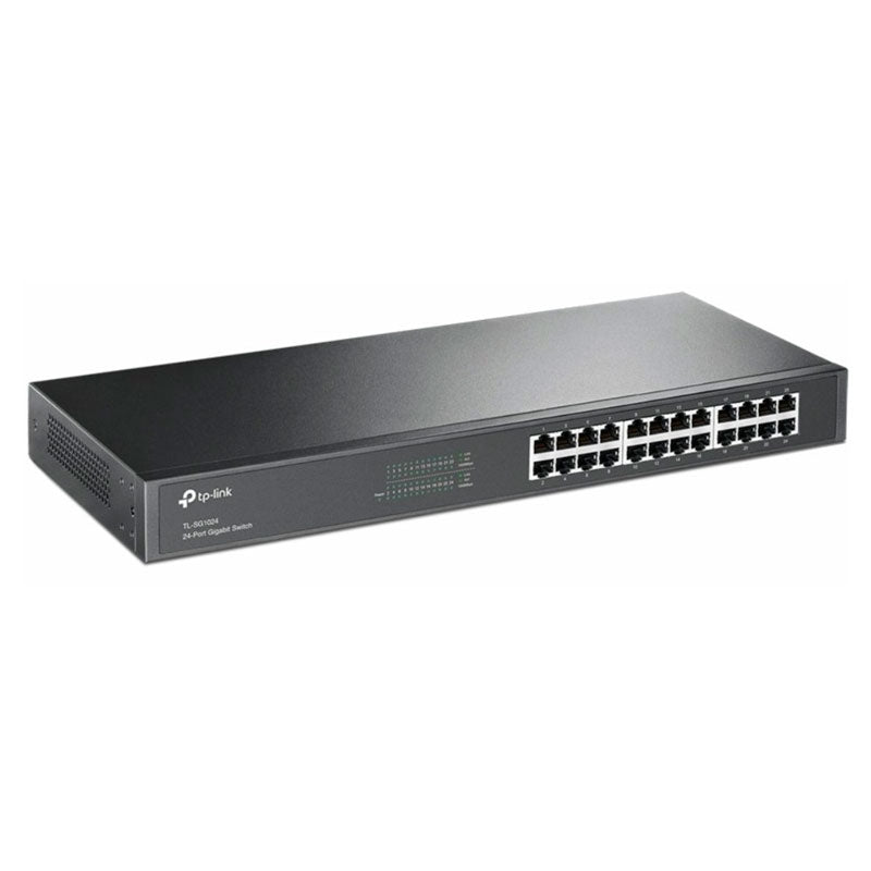 TL-SG1024, Switch 24 x GigaEth, gabinete metálico 19"